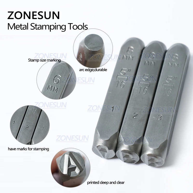 ZONESUN 36 шт. ювелирные изделия металлические штампы алфавит русский стиль кожа