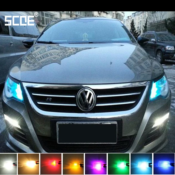 SCOE W5W 2x12SMD безошибочная парковочная лампа для Volkswagen VW Beetle CC Eos Golf Jetta Passat Phaeton Tiguan