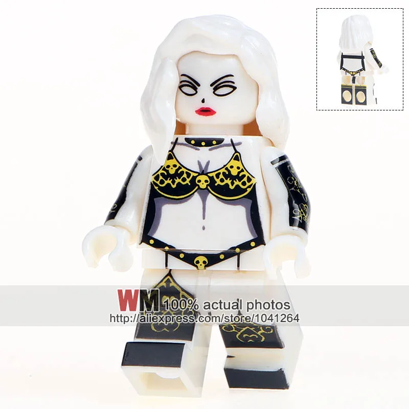 

Building Blocks Single Sale WM377 Lady Death Super Heroes Movie Action Cartoon Bricks Collection Children Gift Toys