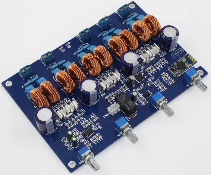 Frss Shipping Новый 4 1 канала TPA3116 4*50 Вт + 100 Цифровой стерео Bluetooth бас усилитель мощности