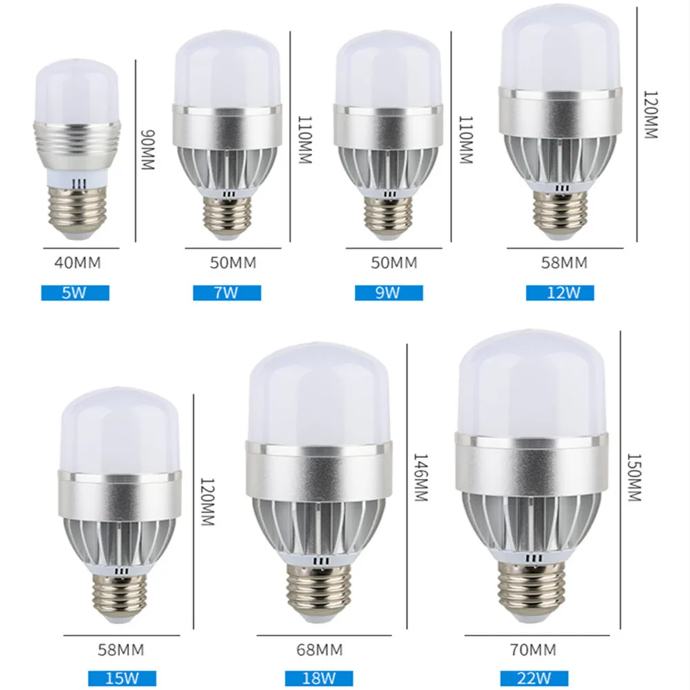 Lâmpadas Led e Tubos 5 w 7 w 9 Marca do Chip Led : Epistar