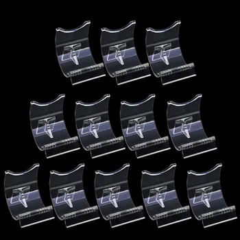 

12PCS Lighter Display Stand Clear Acrylic Easel Holder for Lighter Accessories