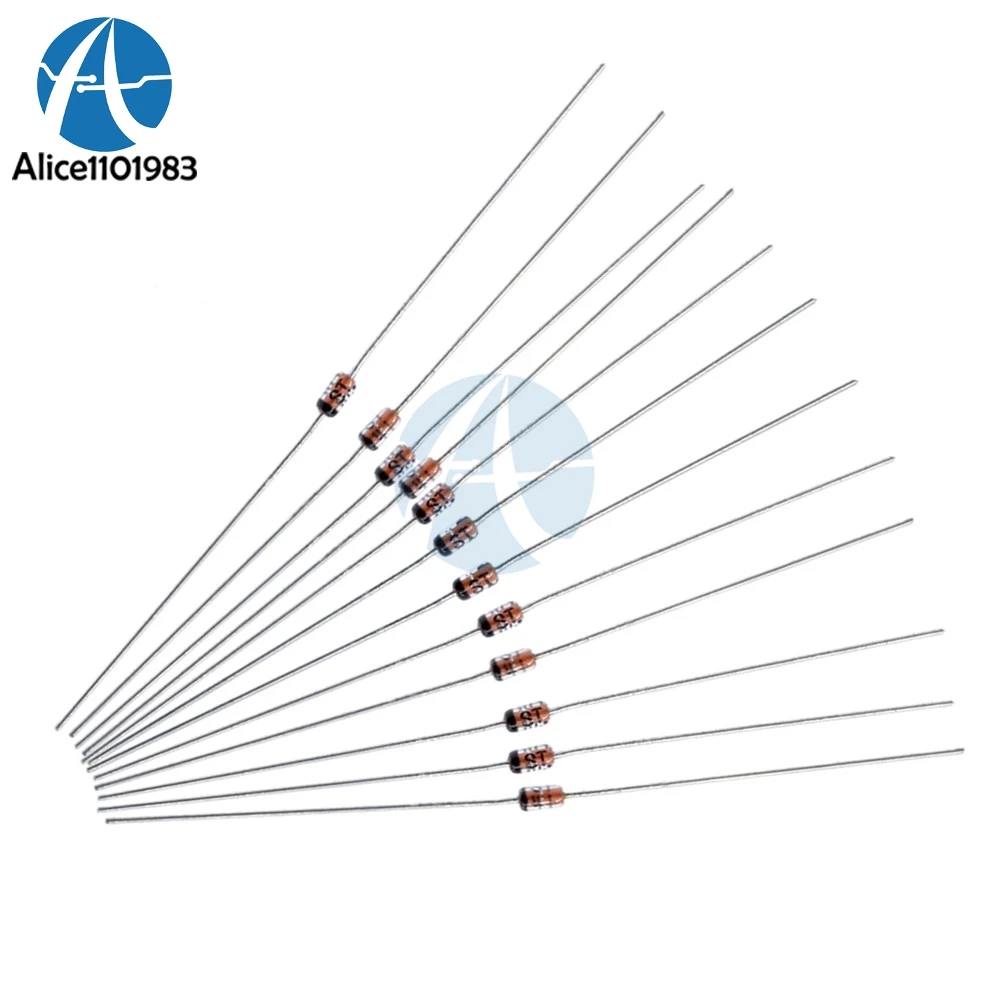 

100Pcs 1N4148 IN4148 DO-35 Switching Signal Doide