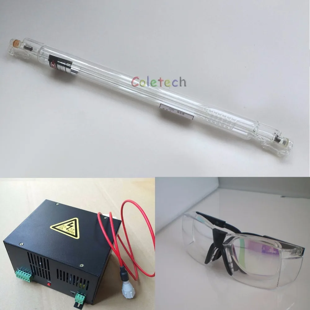

40W CO2 Laser Tube 70cm + Power Supply 220V Engraver Cutter + HQ Goggles