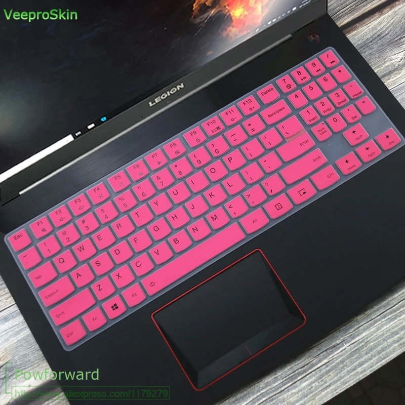 Силиконовая клавиатура защитная оболочка покрытие для 15,6 ''lenovo Легион Y720 Y540 Y530 Y520 R720 Y7000(15'') Y730 Y740(17 ''