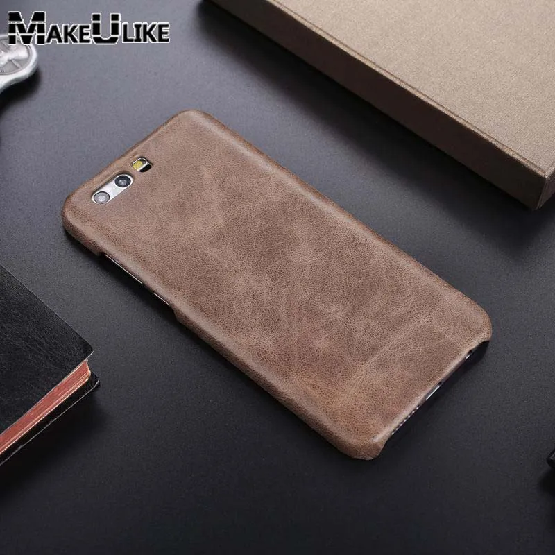 

Frosted Genuine Leather Case For Huawei Honor 9 Luxury Back Cover Protective Coques For Huawei Honor 9 Case