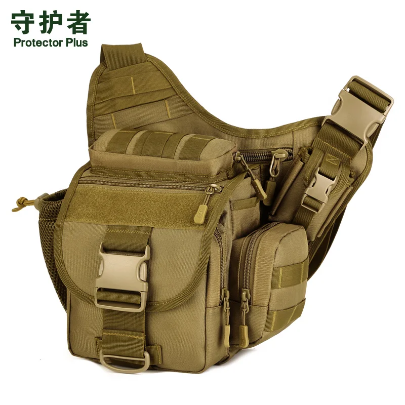 

Protector Plus Unisex Camouflage Large Saddle Bag DSLR Camera Pack Multi-Function Messenger Bags Waterproof Single-Shoulder Bags