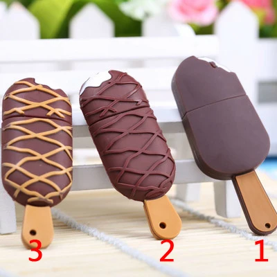 Купить USB 3.0 Шоколадное Мороженое Usb Flash Drive 32 ГБ Memory Stick карты Pen Drive 128 ГБ 16 ГБ 64 ГБ Pendrives Creativo Подарок 1 ТБ 2 ТБ