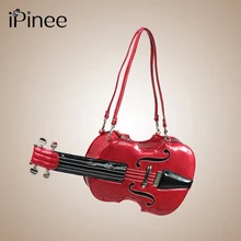 Amilya Популярная женская сумка ручной работы из искусственной кожи сумка в форме гитары Скрипка стильная сумка через плечо