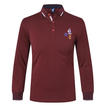 

Tace&shark t-shirt men's clothing long-sleeve 2017 100% cotton solid embroidery fashion brief fashion thick t shirt billionaire