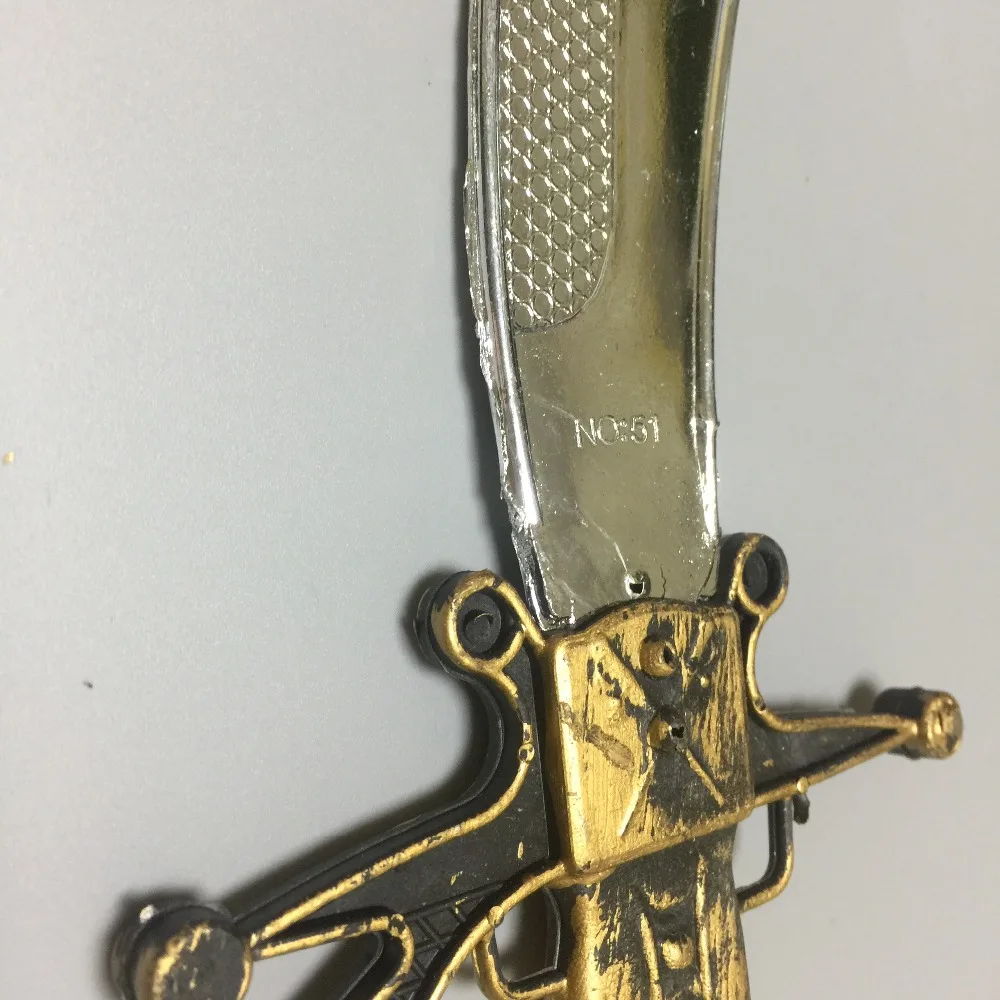 QICSYXJ-2pcs-lot-Halloween-Fancy-Dress-Party-Cos-Pirates-Dress-Accessories-Knife-Plastic-Sword-Pirates-of (5)