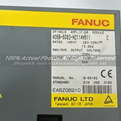 Используется в хорошем состоянии A06B-6082-H211 # H511 Fanuc сервомодуль с бесплатной доставкой