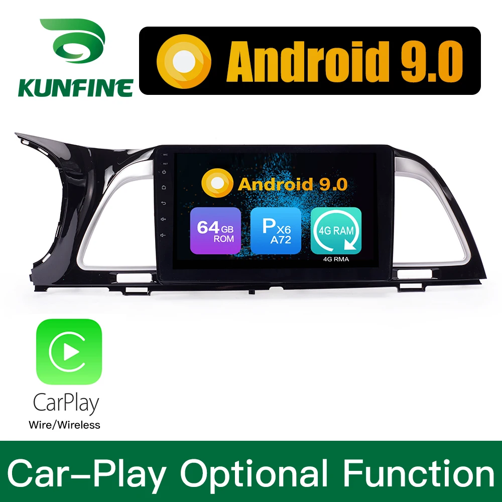 

Android 9.0 Ram 4G Rom 64G PX6 Cortex A72 Car DVD GPS Multimedia Player Car Stereo For KIA K4 2014 Radio Headunit