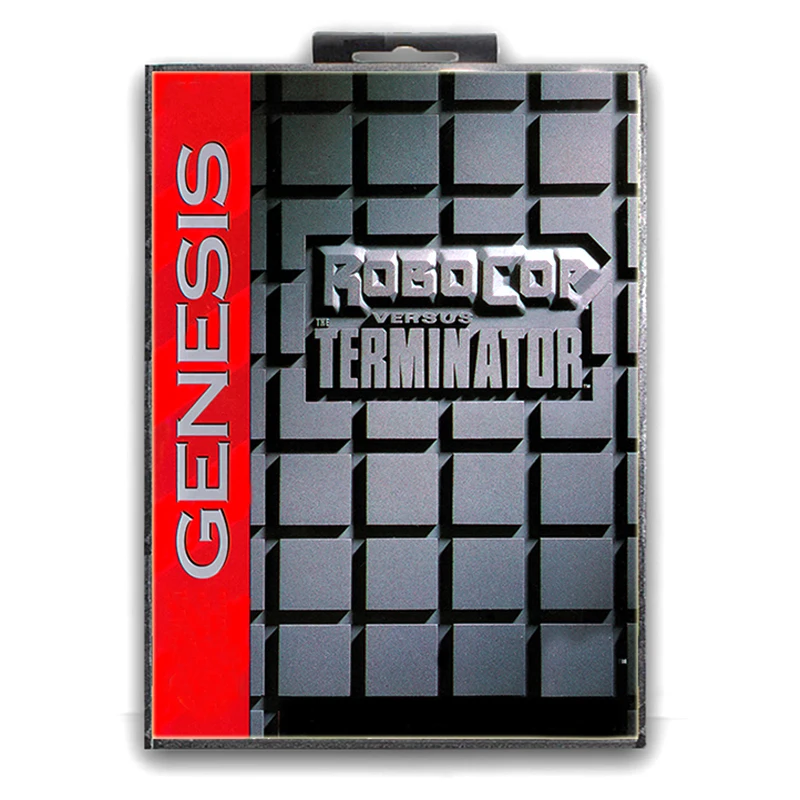 

Robocop Versus Terminator with Box with Box for 16 bit Sega MD Game Card for Mega Drive for Genesis Video Console