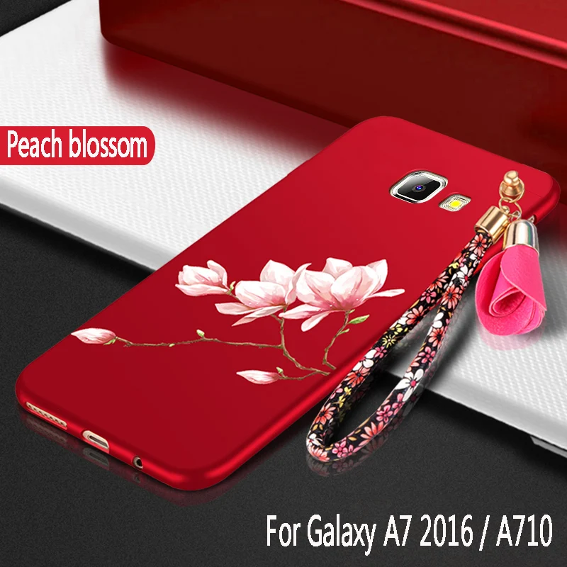 

For Samsung Galaxy A7 2016 Case silicone luxury 3D protection mobile phone bag For Samsung Galaxy a7 2016 A710 f Cover TPU Soft