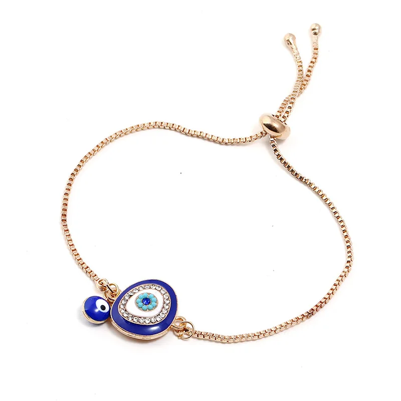 

pulseras mujer moda 2018 Turkey hamsa hand Blue Eyes Bracelet For Women New Bijoux Maxi Statement Collier Fashion Jewelry