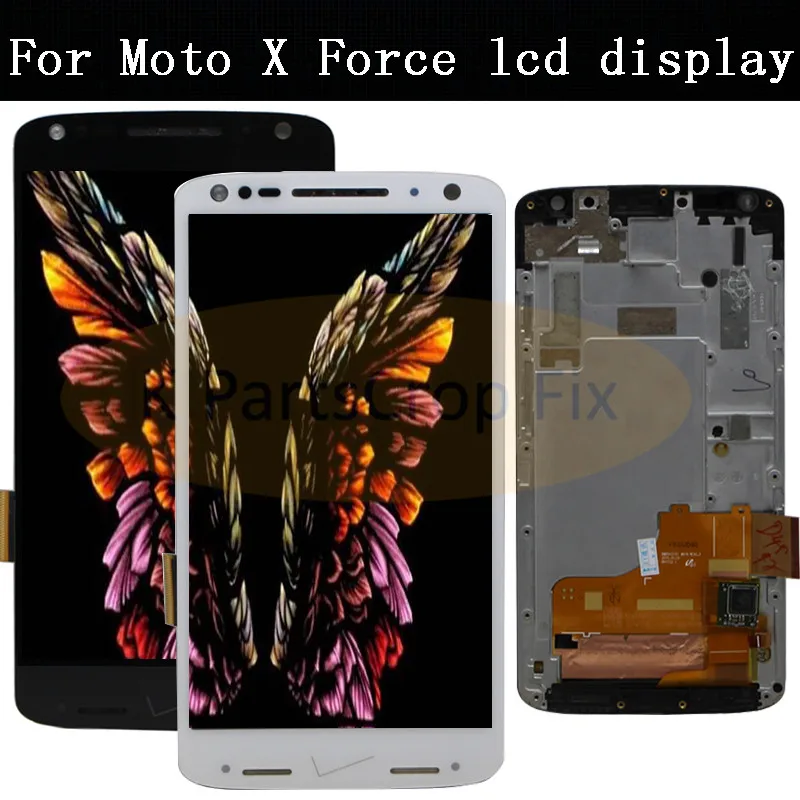

5.4'' For Motorola for moto x force XT1580 LCD Screen Display Touch digitizer Assembly with frame Free Shipping