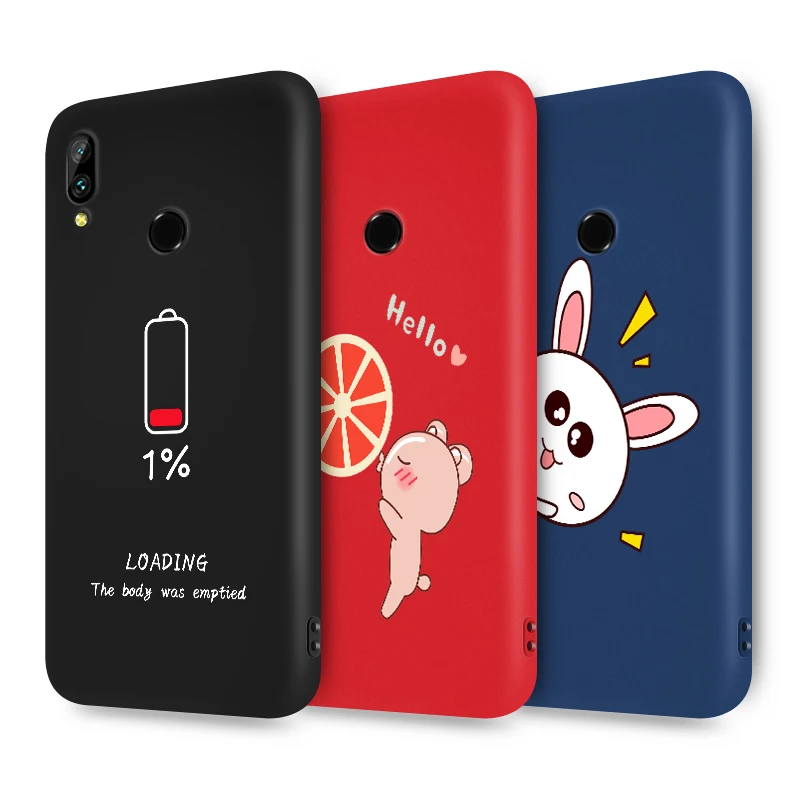 Силиконовый чехол карамельного цвета для Huawei Nova 2 4 Honor Play Y5 Y6 Y9 2018 2019 ТПУ