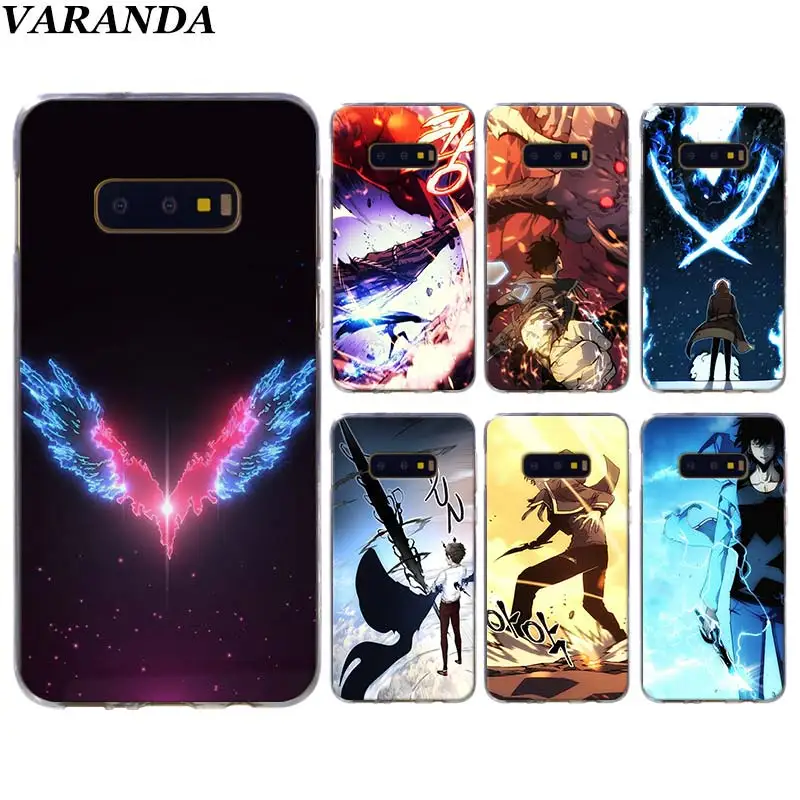 

Solo Leveling Sung Jin Phone cases for Samsung Galaxy S10 Plus S10e S8 S9 Plus S6 S7 edge A50 Note 8 9 TPU Soft Silicone case