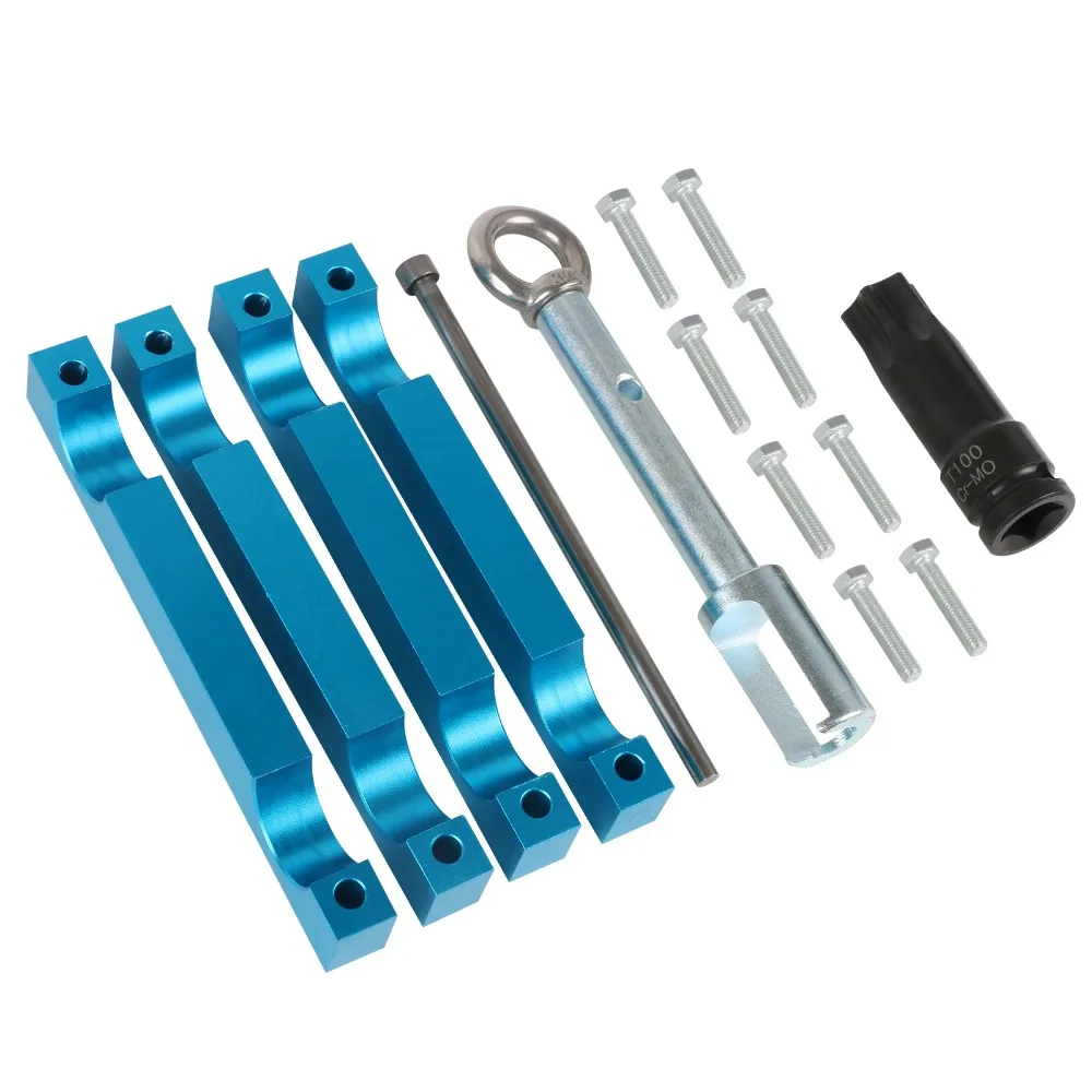 

New Timing Tool Set Camshaft Timing Alignment Tools For Mercedes Benz M157 M276 M278 with T100 and Injector Removal Puller Tool