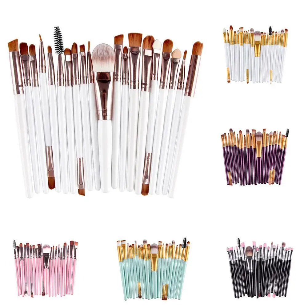 

20pcs/lot Makeup Brushes Set For Foundation Powder Blush Eyeshadow Concealer Lip Eye Make Up Brush Beauty Tools Set