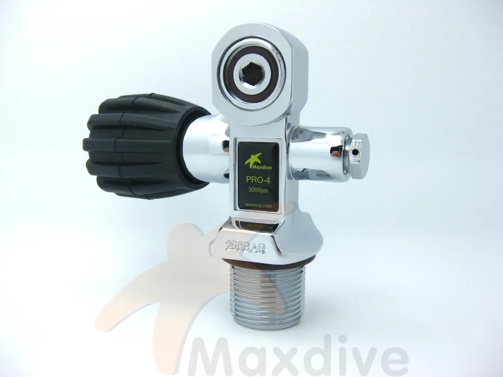 MAXDIVE Scuba Tank Valve Scuba Diving Valve 3000psi Din/Yoke Type PRO