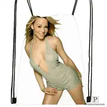 Пользовательские Брюс-Спрингстин-@ 03-Drawstring сумка-рюкзак милый рюкзак дети сумка(черный назад) 31x40 см#180611-03-118