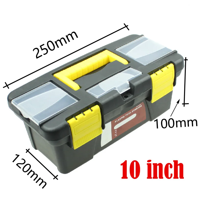 Home Hardware plastic toolbox tool box with handle 10 inches Toolbox