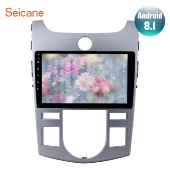 

Seicane 1080P Android 8.1 Car GPS Navigation Radio Stereo Player for 2008-2011 2012 KIA Forte(AT) with Mirror Link Bluetooth