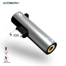 Для iPhone до 3,5 мм разъем для наушников 2в1 аудио адаптер для iPhone 7 8 Plus X XS Max разветвитель наушников адаптер разъем зарядное устройство