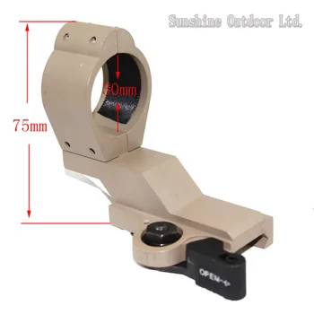 

Hunting red dot M3 QD Mount 30mm scope mount Tan for 20mm Picatinny Rail