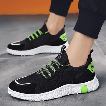 

2019 New Summers Men Shoes Men Sneakers Flat Male Casual Shoes Comfortable Men Footwear Breathable Mesh Sport zapatos De Hombre