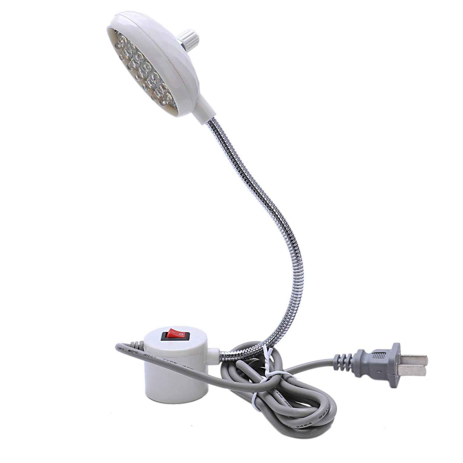 

Sewing Machine Light 19 LED Adjustable Gooseneck Lamp Magnetic Base Switch Flexible Mounting Working Table Lamp US Plug