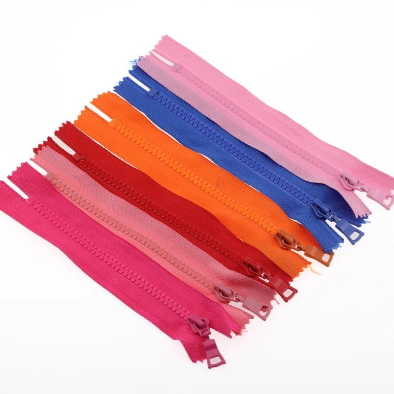 10Pcs-15-20-25cm-5-Closed-end-Resin-zippers-colourful-for-pocket-doll-Handmade-Sewing-Bag (1)