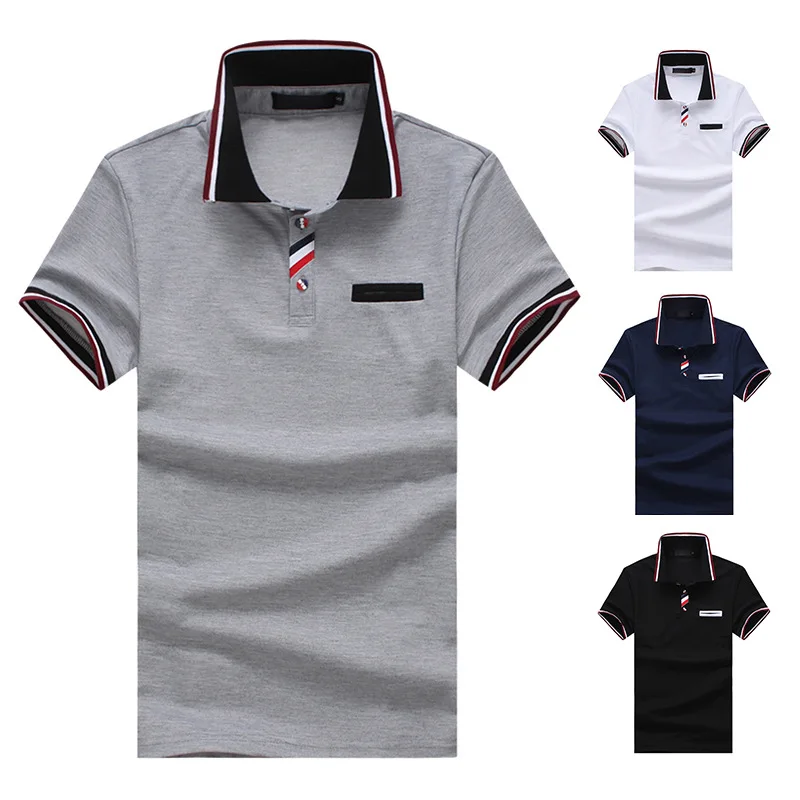 

Horse Polo Tshirt Polyester Sports Tenis Casual Masculino Beach Summer Man Shirts High Quality White Black Blue 40POS19