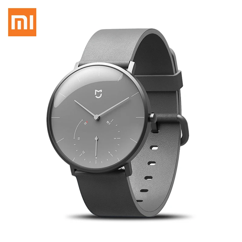  Xiaomi Mijia Mi Quartz Watch Life Waterproof Smart Watch with Double Dials Alarm Sport Pedometer Se