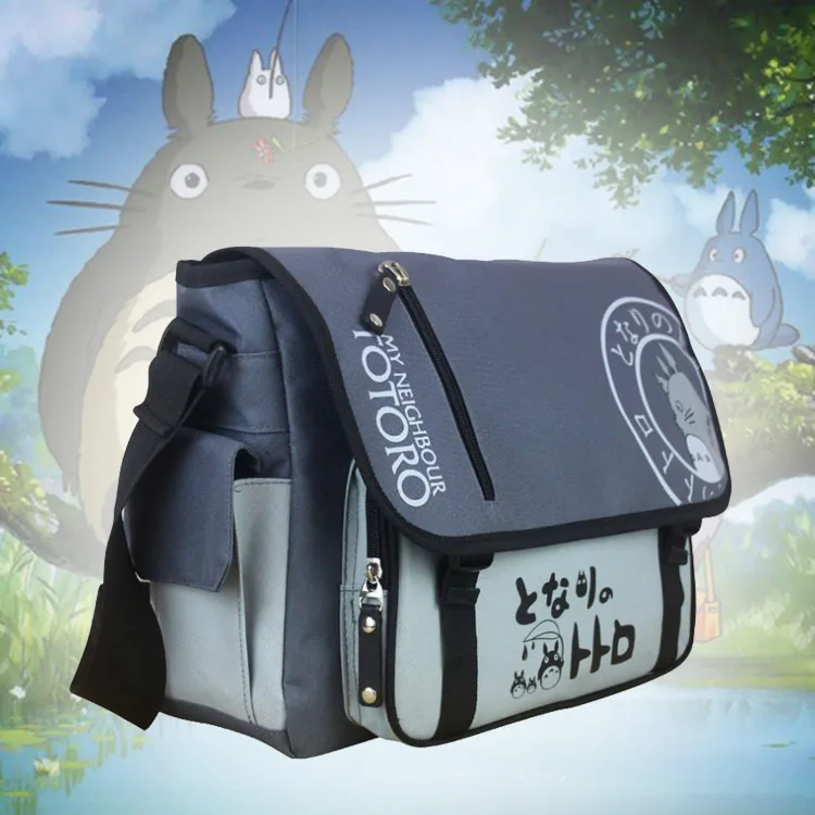 Hot Miyazaki Hayao Totoro Bags Cosplay Anime Messenger Bag Canvas