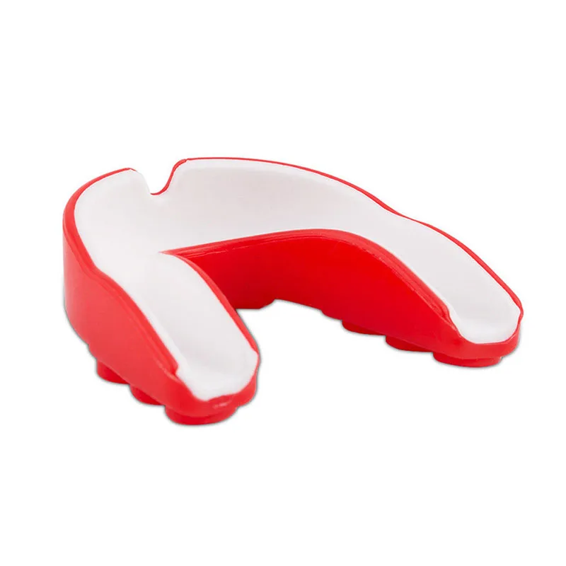 Взрослые спортивные мягкие защитные средства для бокса и карате - Цвет: Red