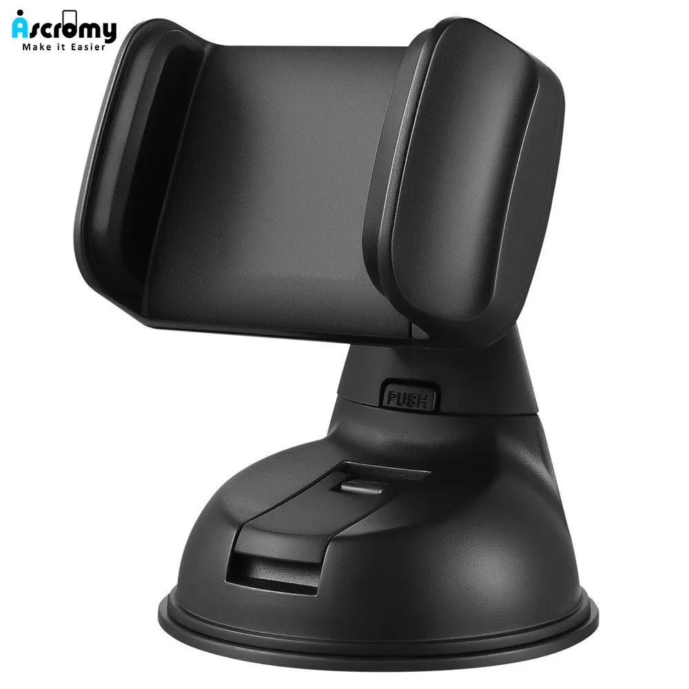 Ascromy Car Phone Mount Universal Cell Phone Holder for Xiaomi Redmi Note 7 Pro iPhone X XS Max XR 8 Dashboard Windshield Stand (1)