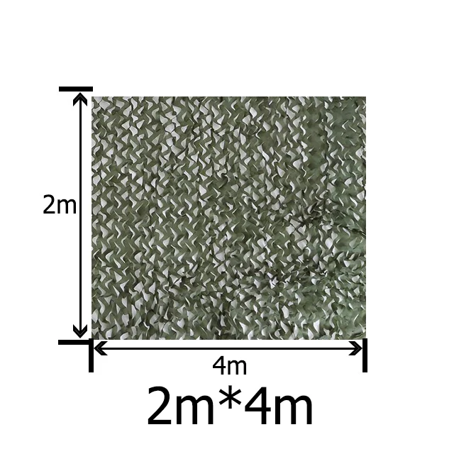2X3 м до 5X10 м наружная походная Военная камуфляжная сетка лесная армейская камуфляжная сетка для кемпинга Солнцезащитная палатка тент Солнцезащитная палатка - Color: Green 2mx4m