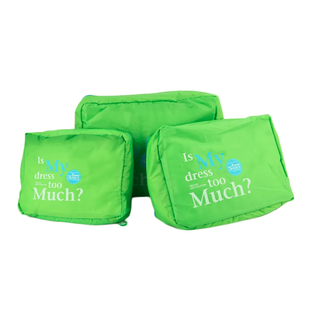 

NEW Portable Mesh Pouch Zipper Suitcase Organizer Sets Travel Luggage Storage Bag Nylon Clothes Organizer Case 3PCSHot