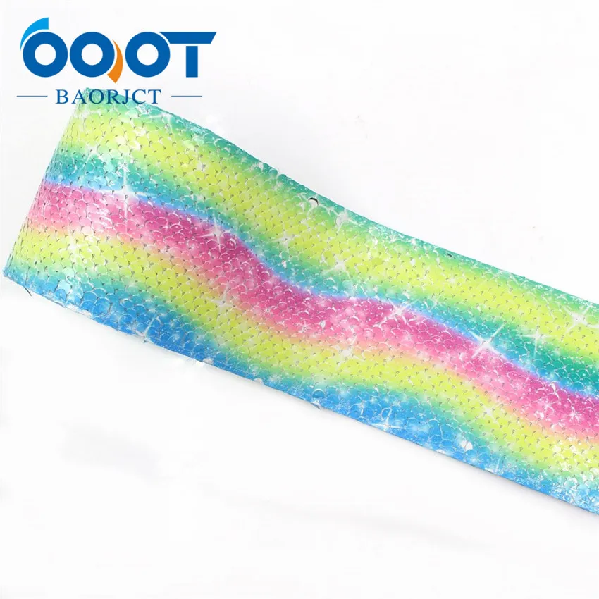 OOOT BAORJCT I-19410-905, печать блесток Блестящий мультфильм 3 ''ленты DIY банты аксессуары Свадебная вечеринка украшения 2y - Цвет: I-19410-906