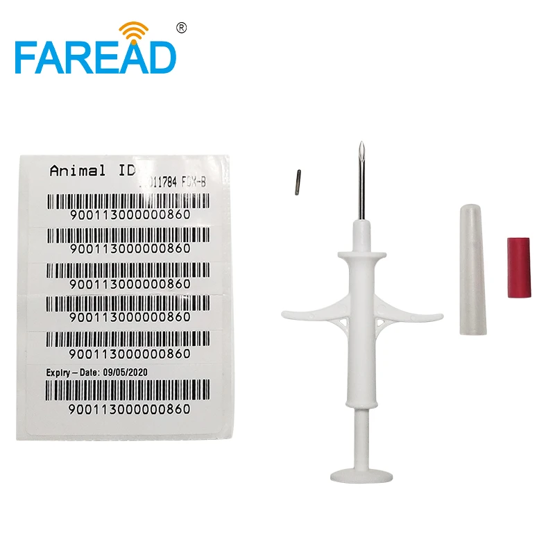 Шприц с чипом RFID ветеринарный 1 4x8 мм 134 2 кГц|reader rfid|syringes animals |