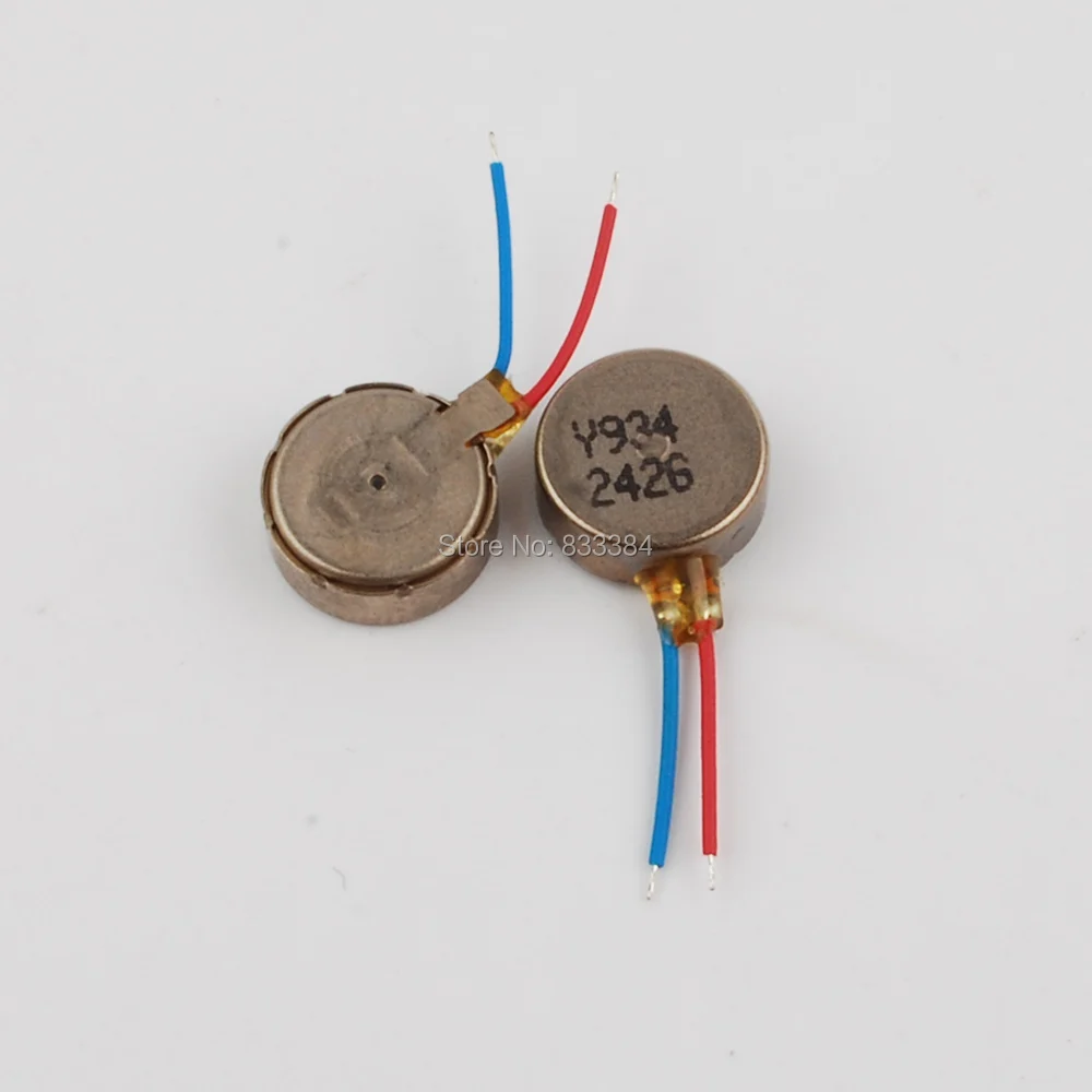 30pcs 3.7V Dc 80mA Coin vibration motor 9*3.4mm Strong coin