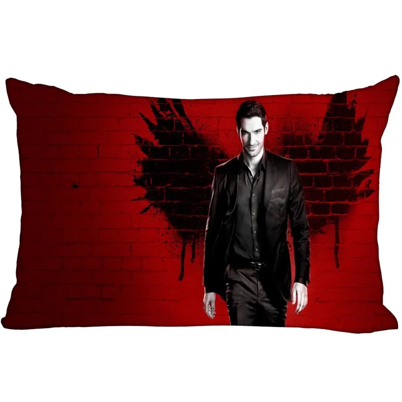 

Custom Lucifer Rectangle Pillowcase zipper dakimakura Classic Pillow Case size 35X45cm DIY Gift