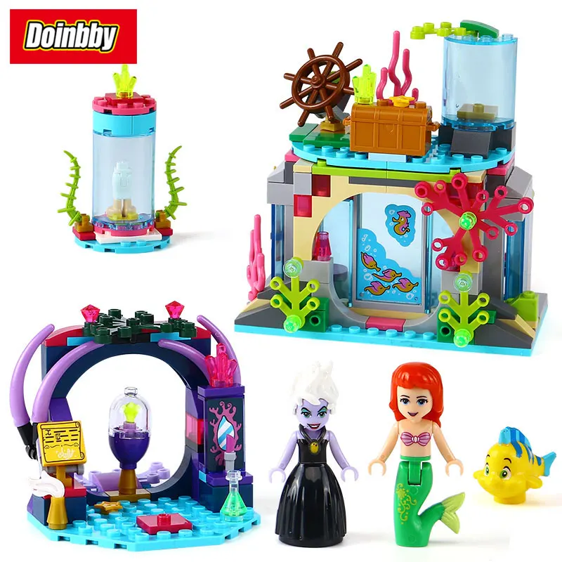 

Princess Series Ariel and Magic Spell Girl Friends Building Block Brick Toys Compatible with Legoings Friends 41145