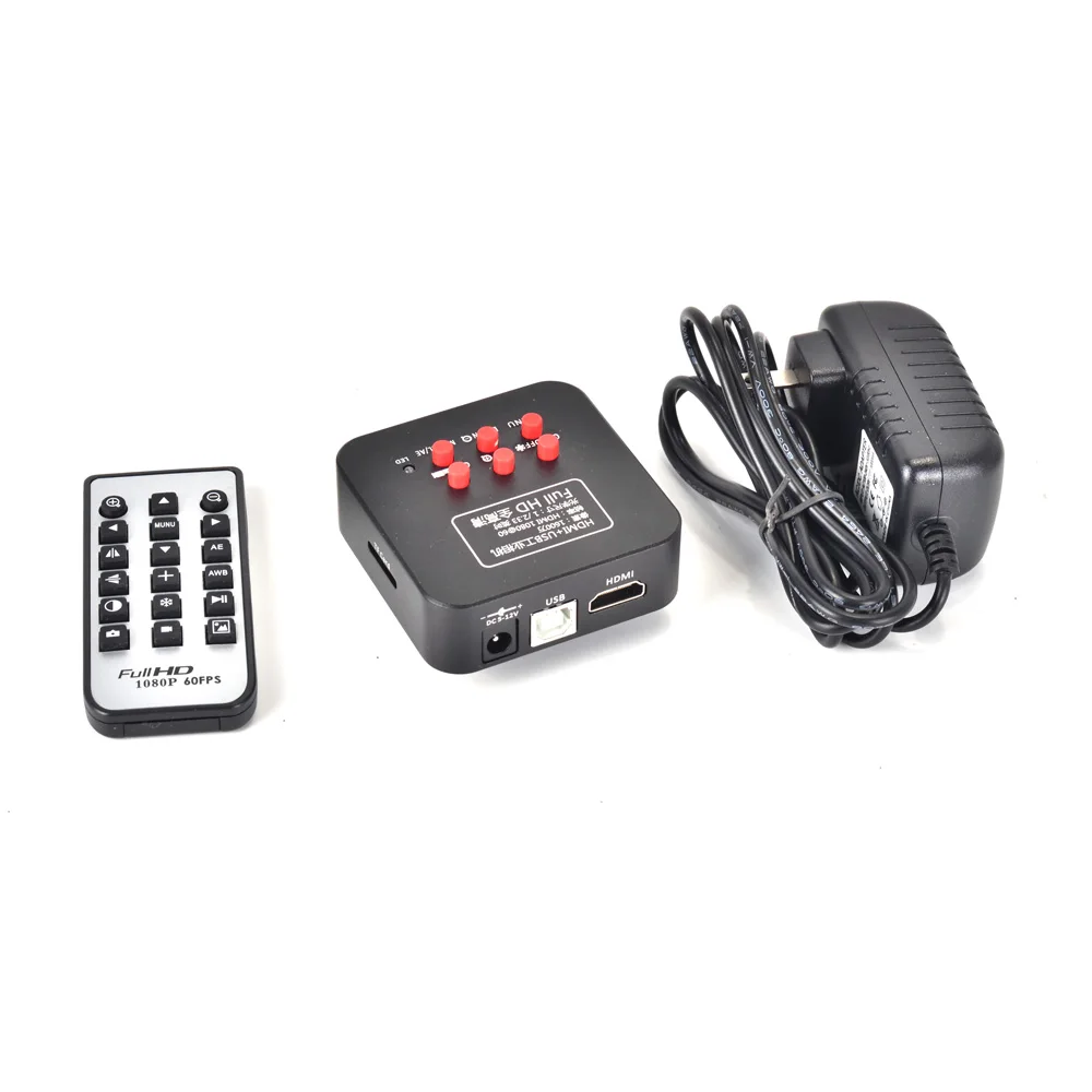 Микроскоп с камерой 16 МП Full HD 1080P 60 кадров/с HDMI USB-выход цифровая промышленная