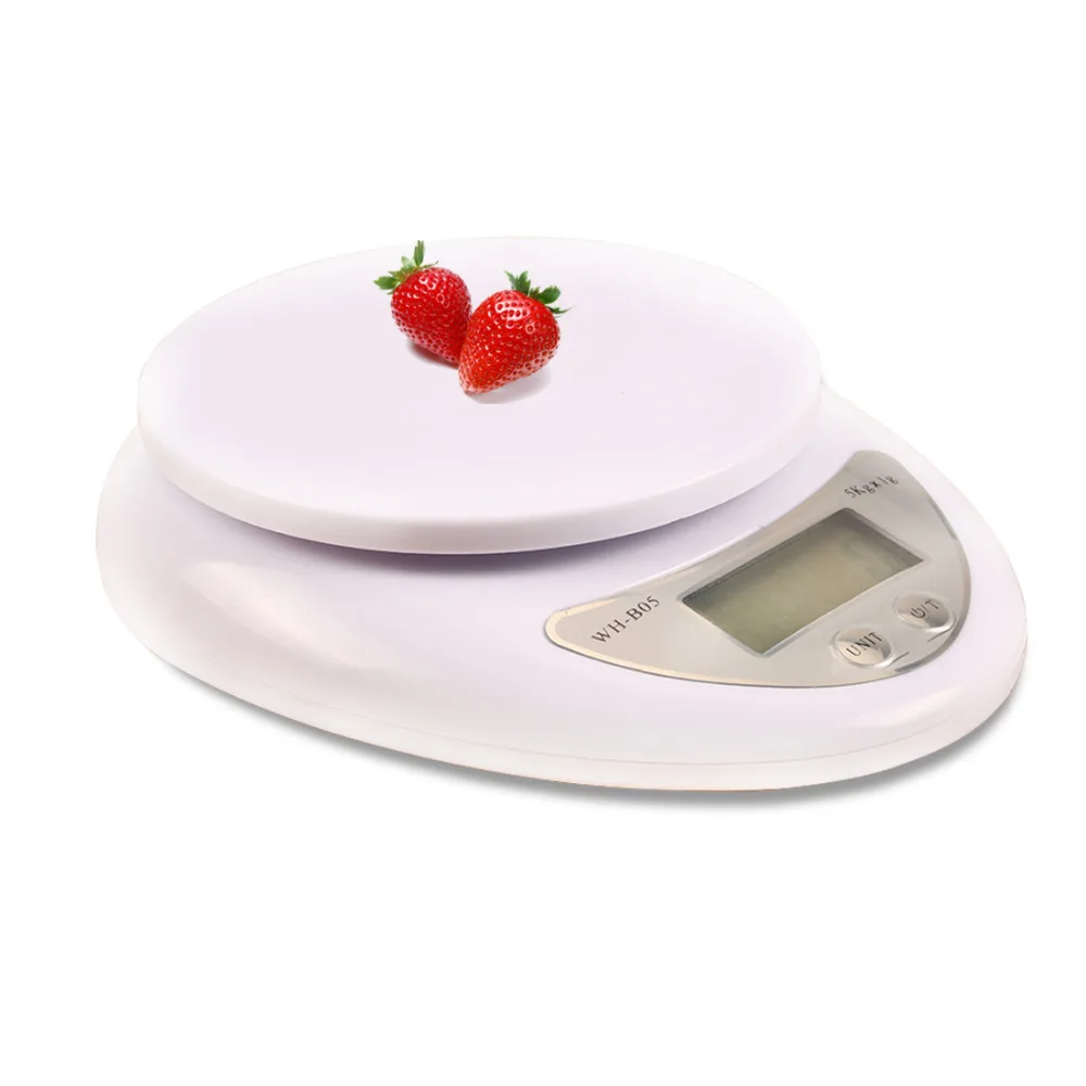 Digital Scale 5KG / 1g Postal Kitchen Cooking Food Diet Grams OZ LB 5000g LED Electronic Bench Scale Weight