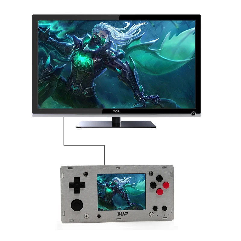 НОВЕЙШАЯ портативная Ретро игровая консоль 2 8 дюймов HD экран приставка Raspberry pi 3 B/B