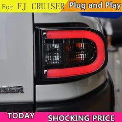 Автомобильные аксессуары для Toyota Fj CRUISER задние фонари светодиодные задние фонари для Fj круиз задняя лампа DRL + тормоз + Парк + Сигнальные огни